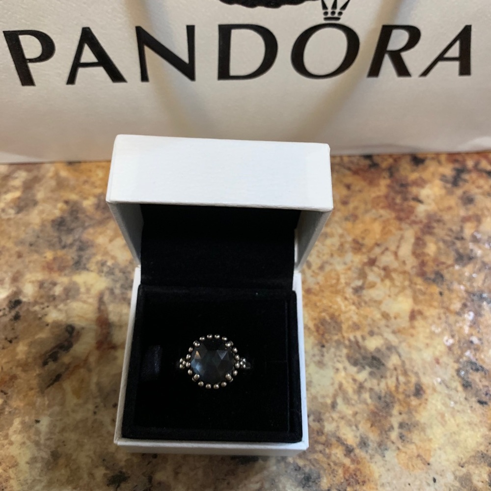 Pandora sapphire ring size 52